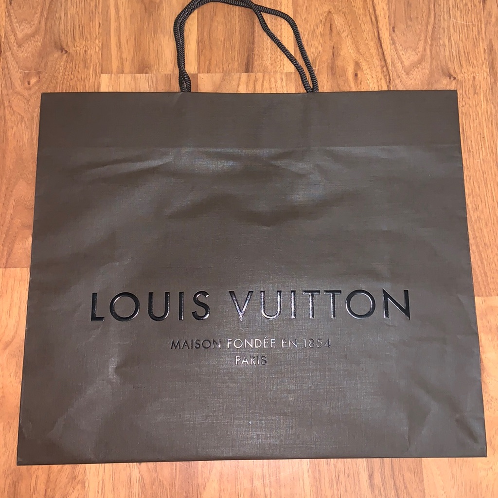 Authentic Louis Vuitton Paper Shopping Bag
